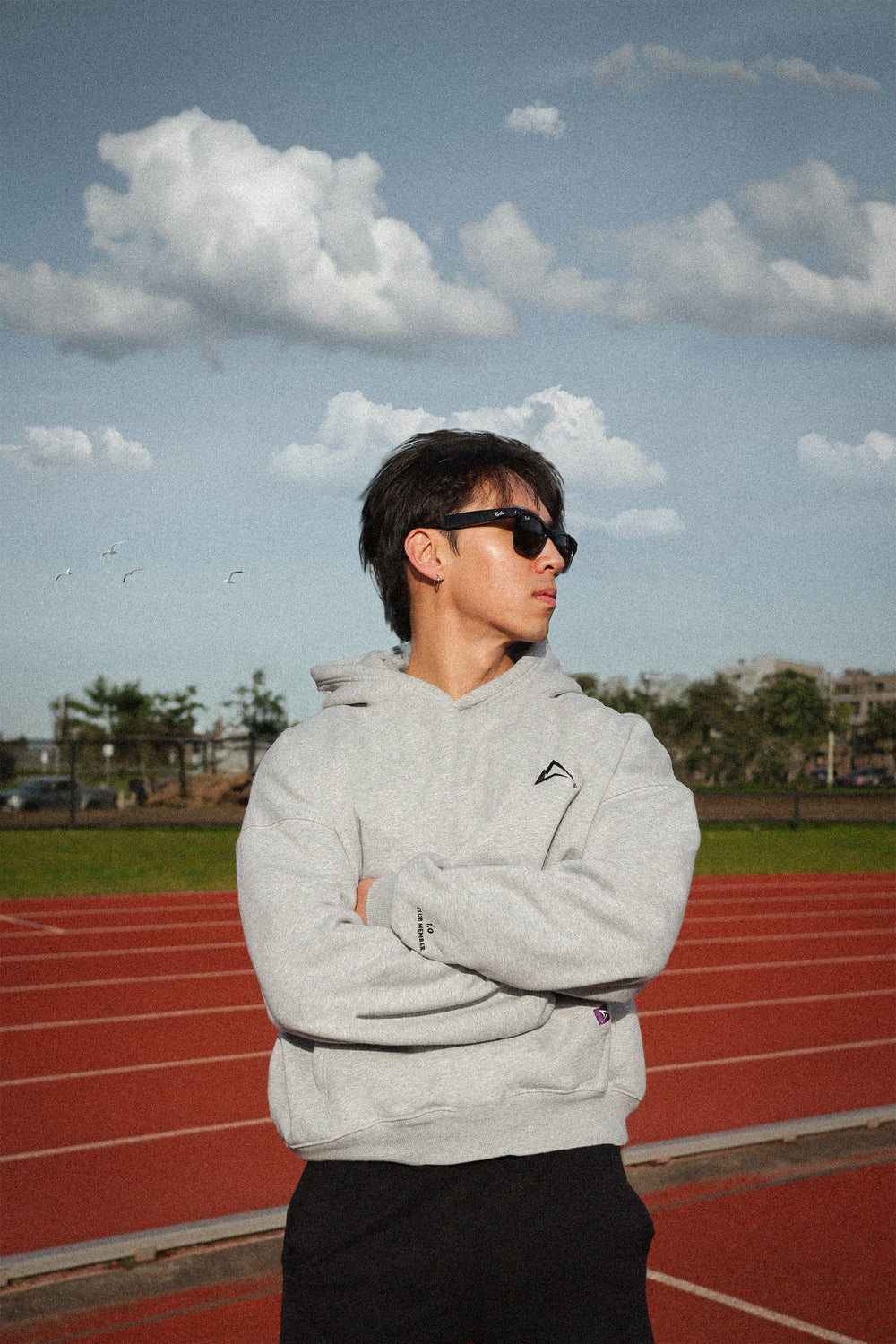 METEOR GREY - AURORA DIVINIA HOODIE