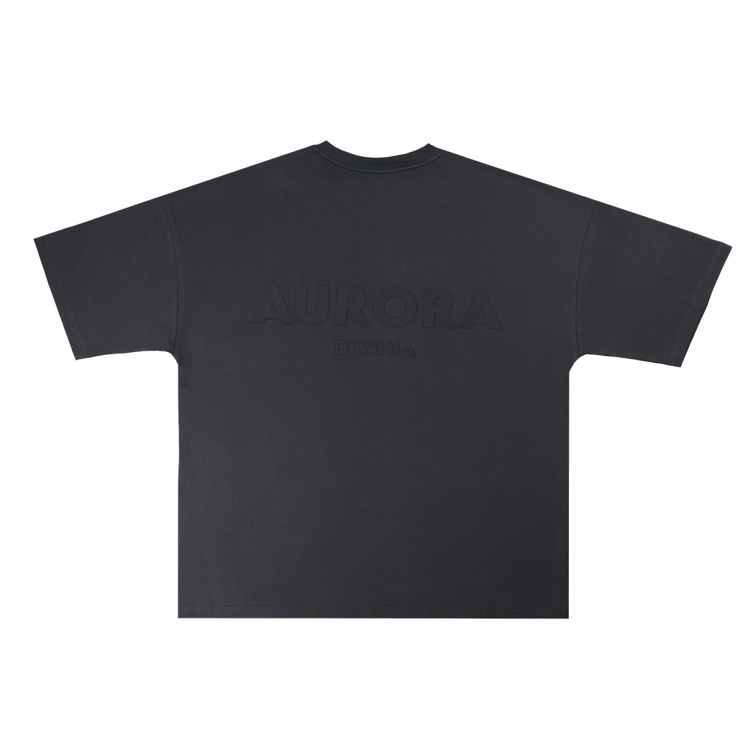 CHARCOAL GREY - AURORA DIVINIA T-SHIRT