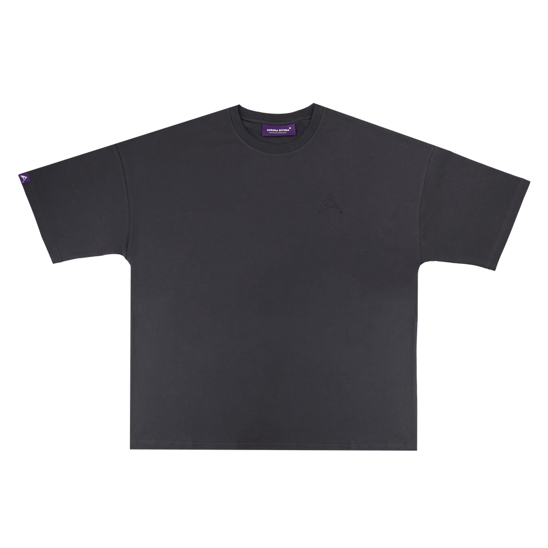 CHARCOAL GREY - AURORA DIVINIA T-SHIRT